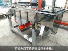 <b>药粒分级不锈钢精东传媒app下载免费多少钱？</b>